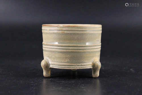 Song GeYao Crackle Porcelain Brush Pot