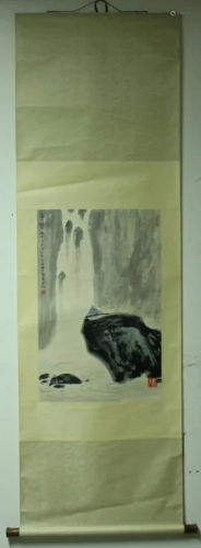 Chinese Scroll Painting Signed by Ya Ming