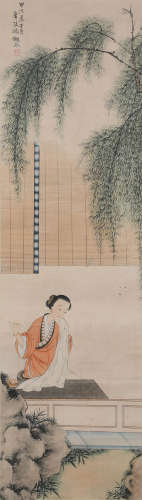 A CHINESE SCROLL PAINTING BY FENG CHAO RAN