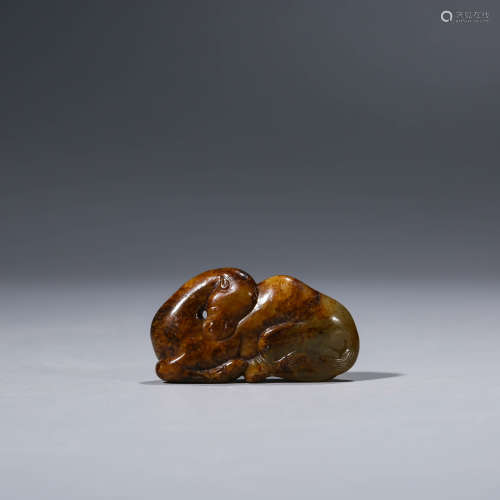 A CHINESE JADE CAMEL