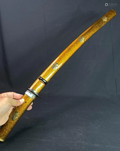 Japanese Lacquer Sword Shealth with Handle