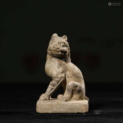 A CHINESE STONE LION