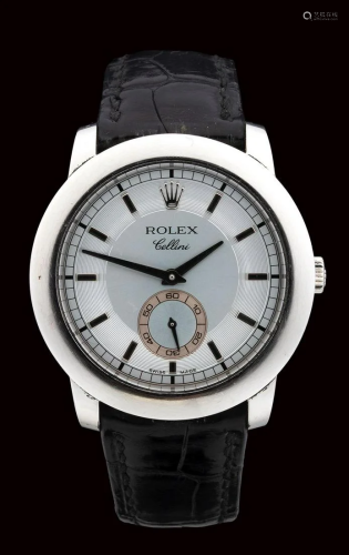 ROLEX CELLINI, â€œCelliniumâ€ platinum ref. 5241…