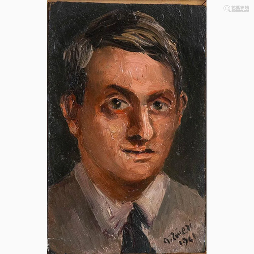 ALBERTO ZIVERI Rome, 1908 - 1990 - Self-portrait, 1941