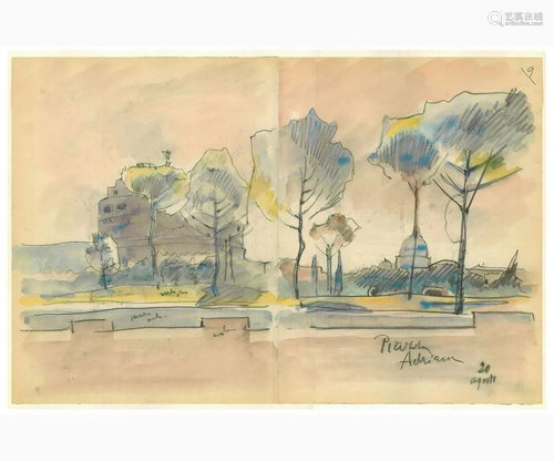 ANSELMO BUCCI Fossombrone, 1887 - Monza, 1955 - Piazza