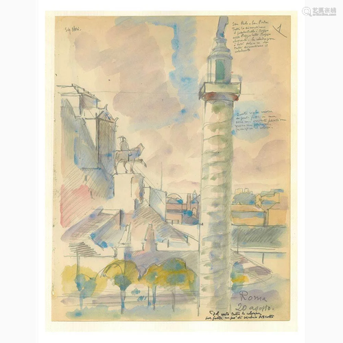 ANSELMO BUCCI Fossombrone, 1887 - Monza, 1955 - Colonna