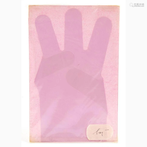 ENRICO BAJ Milan, 1924 - Vergiate, 2003 - Glove Glam