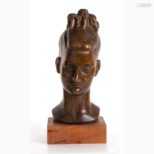 UGO CARÃ€ Muggia, 1908 - Trieste, 2004 - Head of a