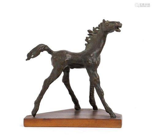 AUGUSTO MURER Falcade, 1922 - Padua, 1985 - Horse, 1975