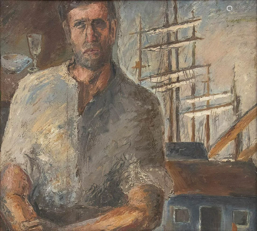 ENRICO GALASSI Ravenna, 1907 - Pisa, 1980 - The Sailor,