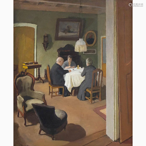 GIUSEPPE NOVELLO Codogno, 1897 - 1988 - After dinner