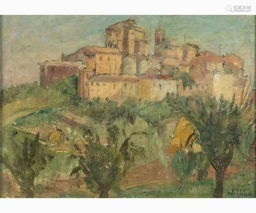 DIEGO PETTINELLI Matelica, 1897 - Rome, 1989 - View of