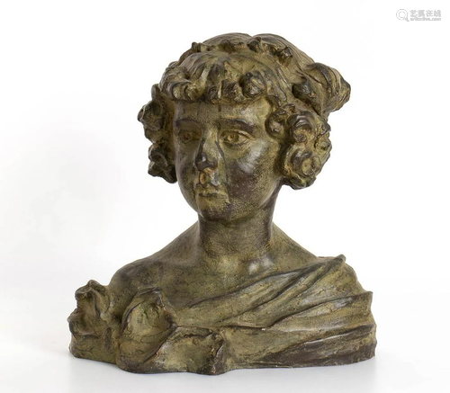 ANONYMOUS SCULPTOR Active in the 20th century - Bust of