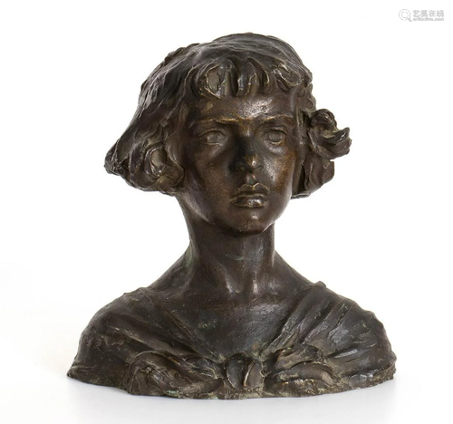 ANONYMOUS SCULPTOR Active in the 20th century - Bust of