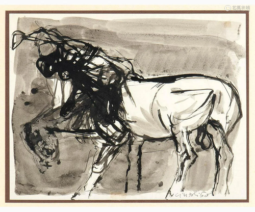 CLAUDIO CINTOLI Imola, 1935 - Rome, 1978 - Horse, 1958