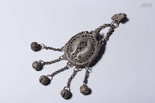 CHINESE SILVER ORNAMENT