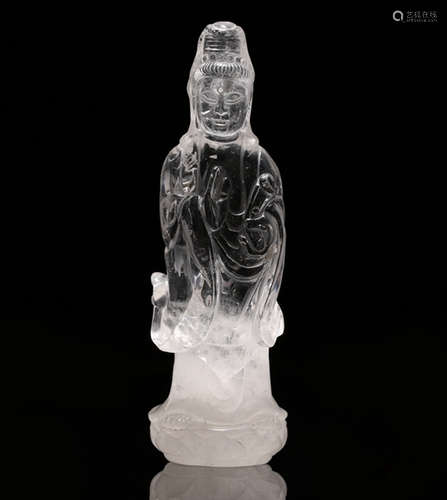 CHINESE CRYSTAL BUDDHA