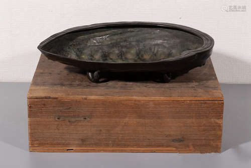 CHINESE BRONZE PLATE