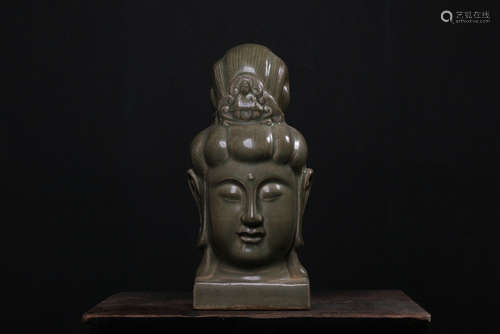 CHINESE LONGQUAN WARE BUDDHA ORNAMENT