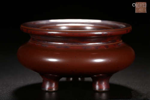 QIANLONG MARK, CHINESE TRIPOD CENSER