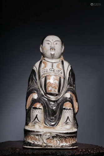 CHINESE CIZHOU WARE BUDDHA ORNAMENT