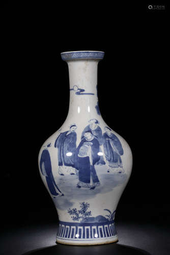 CHINESE BLUE & WHITE VASE