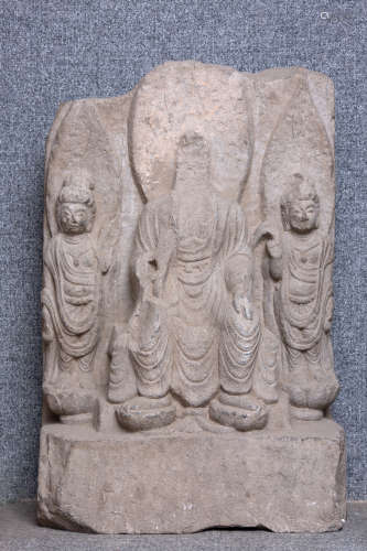 Chinese Stone Carved Buddha