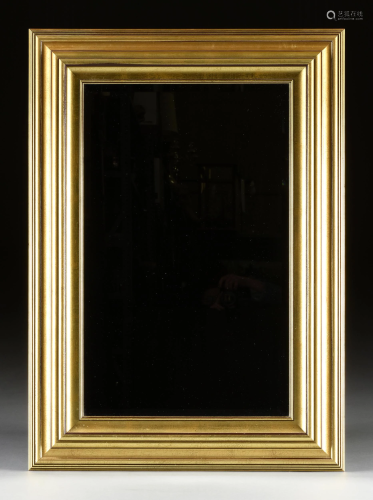 A VINTAGE GILT WOOD MIRROR, CANADIAN, LATE 20TH