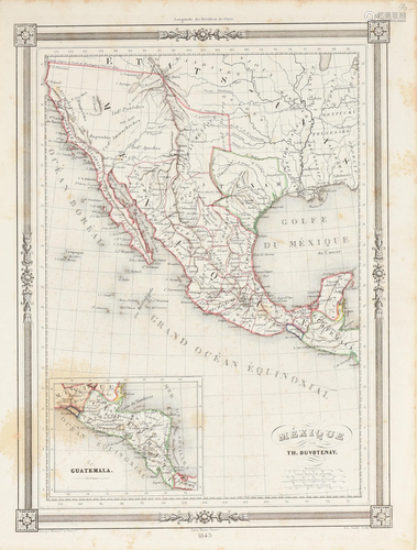 A REPUBLIC OF TEXAS MAP, 