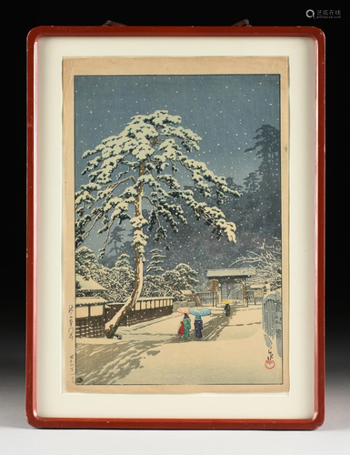 HASUI KAWASE (Japanese 1883-1957) A SHIN-HANGA PRINT,