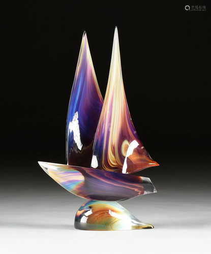 DINO ROSIN (Italian b. 1948) A MURANO ART GLASS