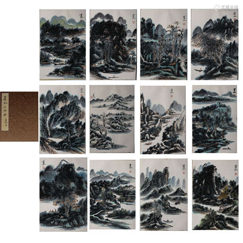 CHINESE PAINTING AND CALLIGRAPHY ALBUM