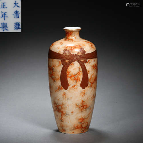 CHINESE VASE, YONGZHENG PERIOD, QING DYNASTY