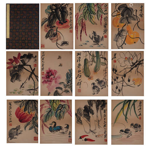 CHINESE PAINTING AND CALLIGRAPHY ALBUM