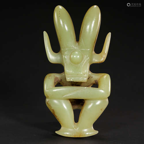 CHINESE JADE SUN GOD, HONGSHAN CULTURE