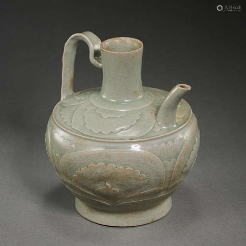 CHINESE YAOZHOU WARE HOLDING POT, FIVE DYNASTIES