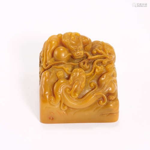 CHINESE TIANHUANG SEAL, QING DYNASTY