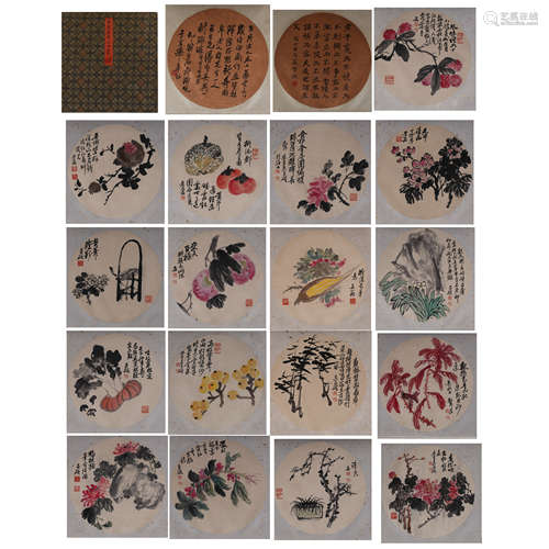 CHINESE CALLIGRAPHY AND PAINTING ALBUM