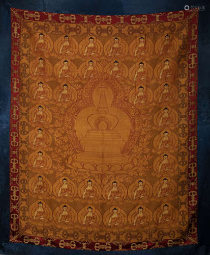 CHINESE KESI THANGKA, QING DYNASTY