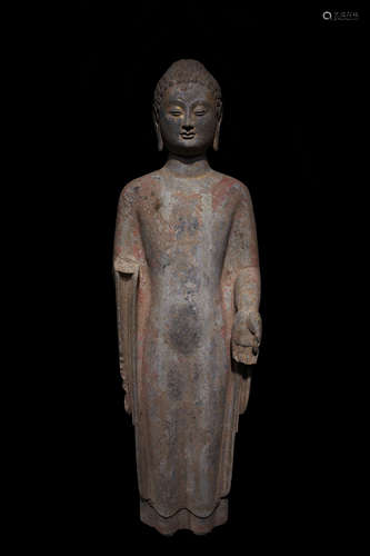 NORTHERN QI BLUESTONE STATUE