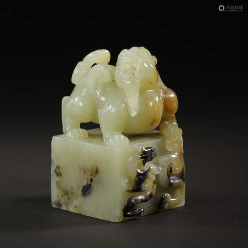 CHINESE HETIAN JADE SEAL