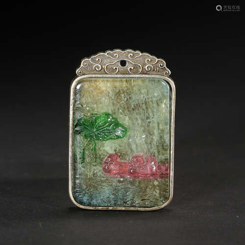 TOURMALINE BRAND, QING DYNASTY, CHINA