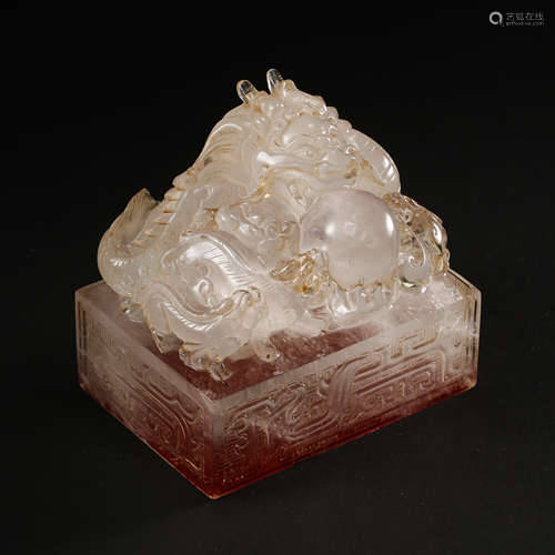 CHINA QING DYNASTY CRYSTAL SEAL