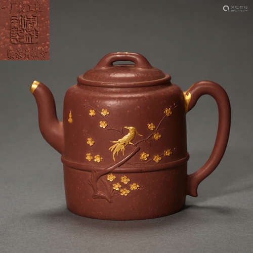 CHINESE PURPLE CLAY TEAPOT