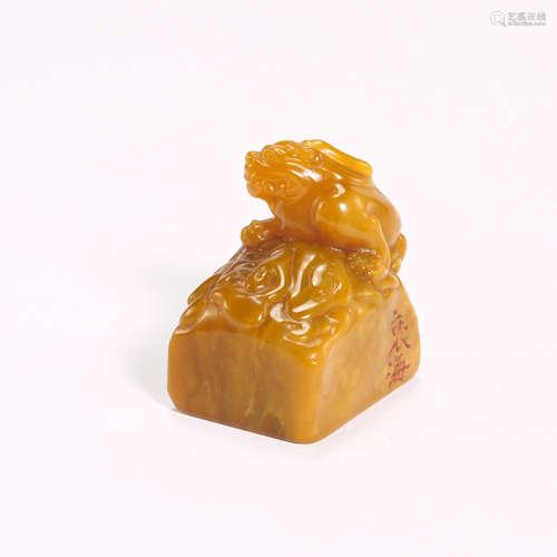 CHINESE TIANHUANG SEAL, QING DYNASTY