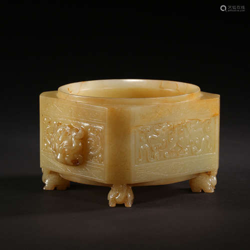 CHINESE HAN DYNASTY HETIAN JADE CONG