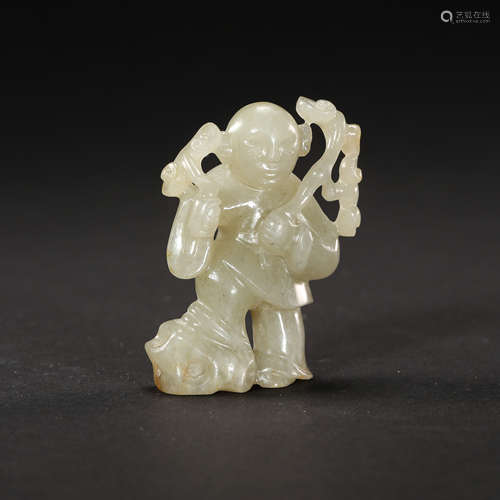 THE HETIAN JADE BOY, LIAO AND JIN PERIODS, CHINA