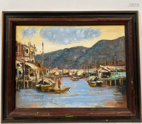 A Framed Oil Painting