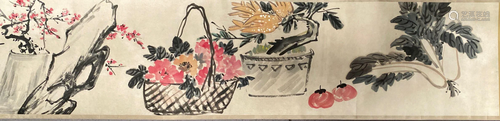 Chinese Long Scroll Painting