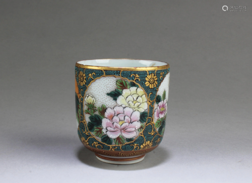 A Japanese Porcelain Wine Cup